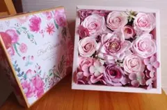 ソープフラワー ギフト ボックス フラワーボックス 造花 記念日 誕生日 バラ