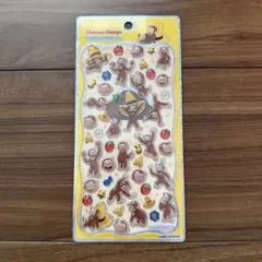 プチドロップステッカー　おさるのジョージ