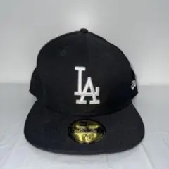【NewEra】ニューエラ 59FIFTY LAキャップ ブラック 7 5/8