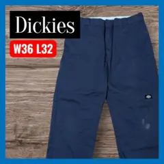 Dickies W36 L32 ネイビー　ルーズフィット　ディッキーズ