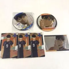 ハイキュー 影山飛雄 缶バッジ カード まとめ売り