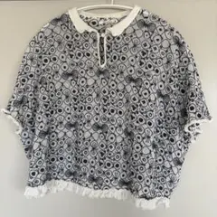 最安値！mina perhonen 刺繍 コットンチュールブラウス タンポポ