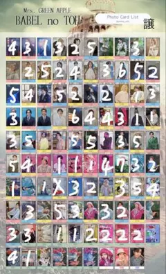 Mrs. GREEN APPLE ミセス フォトカ フォトカード