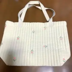 ヌビバッグ　イブルバッグ　花刺繍