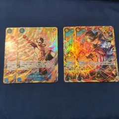 ワンピースカード エース サボ シークレット 各２枚