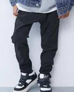 devirock 黒 スリムフィット 長ズボン