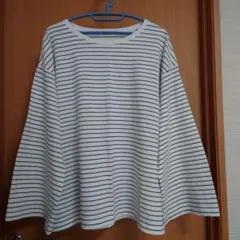 ボーダー　トップス　フリーサイズ