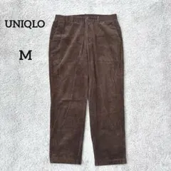 ユニクロ　 EZYアンクルパンツ　コーデュロイ　ブラウン　M