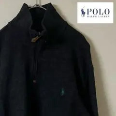 POLO RALPH LAUREN/ハーフジップスウェット/L/グレーのサムネイル