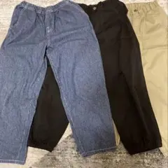 GU coca 140cm ロングパンツ　3点セット