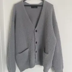 CONFIRM グレー カーディガン Lサイズのサムネイル