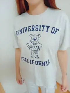 早い者勝ち★UCLA カレッジロゴ 半袖Tシャツ グレー XLサイズのサムネイル