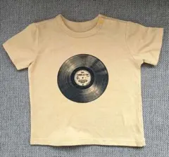COMME CA ISM レコードプリント Tシャツ 90サイズ