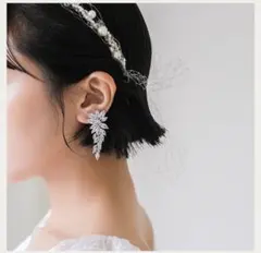 Ksmily. ブライダル 結婚式 ピアス ゴールド