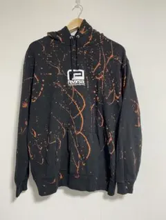 reversal スプラッタープリント パーカー Lサイズ