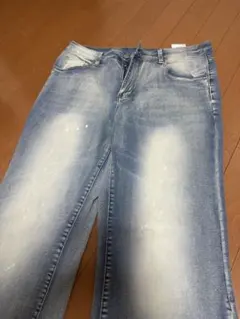 デニムフレアパンツ　ラッパーのサムネイル