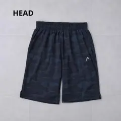 HEAD ハーフパンツ L ネイビー カモフラ 迷彩 ドライ メッシュ スポーツのサムネイル