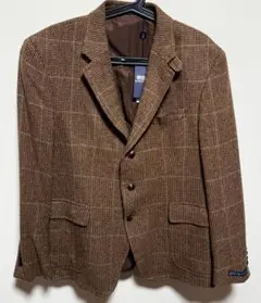 美品✨ラルフローレン　パープルレーベル　チェック柄ジャケットコート　黒　カシミヤ 三越伊勢丹 | RALPH LAUREN PURPLE LABEL/ラルフローレン