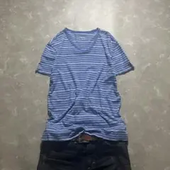 2015's OLD GAP striped s/s tee y2k