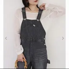 LEE/リー ブラックオーバーオール LL6294