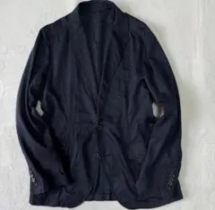 美品 ジョセフオム 定価4.7万 アンコン サマージャケット48 紺 テーラード 2026年最新】JOSEPH HOMME 季節：春夏 メンズ テーラードジャケットの