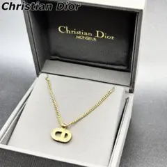 極美品✨　Dior　ネックレス　CD ロゴ　ラインストーン　希少　刻印　2194 極美品✨ Dior ネックレス CD ロゴ ラインストーン 希少 刻印 2194