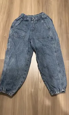 GU ワイドワーク　デニムパンツ サイズ140