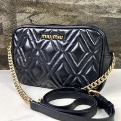 2層✨ミュウミュウ マテラッセショルダーバッグ マドラス カメラバッグ 