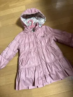 kp 110cm コート　リバーシブルコート　ピンク　キッズ　ニットプランナー