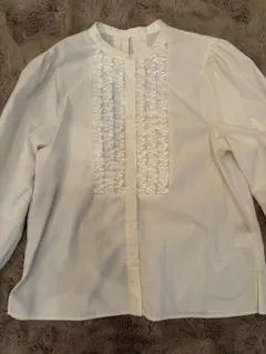 【美品】ユナイテッドアローズA DAY IN THE LIFE フリルブラウス