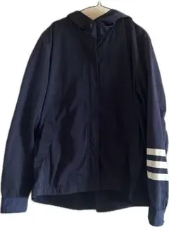 adidasneo フード付きナイロンジャケット ネイビー