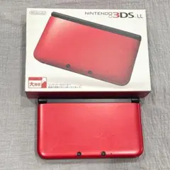 ニンテンドー3DS LL レッドブラック 本体　外箱付き