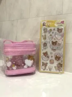 Rilakkuma x Klairs ポーチ ぷっくりシールセット新品