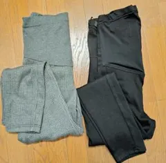 マタニティパンツ 2本セット L