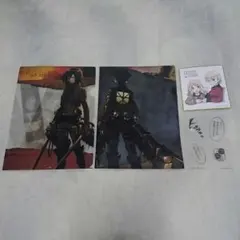 アニメ進撃の巨人クリアファイルセット・アニメガールズ&パンツァー劇場版色紙