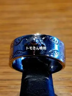 シルバー925 オーバレイリング ニワトリ トライバル柄 ハンドメイド シルバー925 オーバレイリング ニワトリ トライバル柄 ハンドメイド
