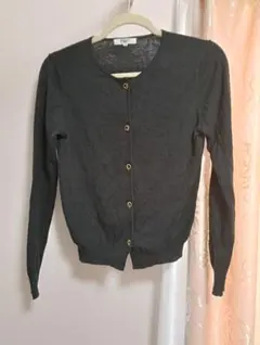 NATURAL BEAUTY BASIC ブラックカーディガン M