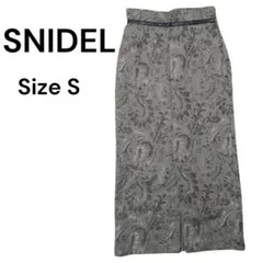 snidel ジャガード　タイトスカート　ロングスカート