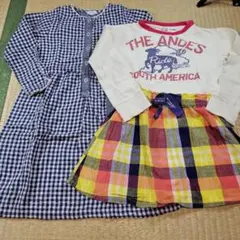 120cm【2点セット】ワンピース★セラフ&ジャンクストアー★