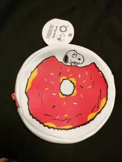 新品　スヌーピー サークルポーチ　ドーナツポーチ