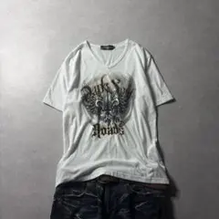 archive graphic v neck s/s tee y2k 短丈のサムネイル