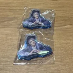 アクリルクリップ　雪白東 エーステ 2点セット