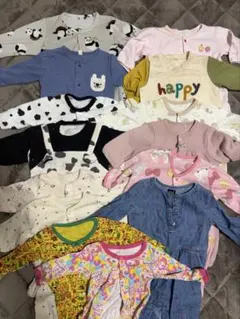ベビー服 まとめ売り 長袖 ロンパース 多数のサムネイル