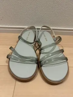 with collection クリアストラップサンダルのサムネイル