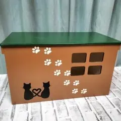 64《収納BOX》りんご箱 犬 おもちゃ箱 宅配 木製家具 インテリア 木箱