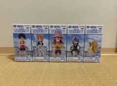 ワンピース ワールドコレクタブルフィギュア エニエスロビー 5種コンプ