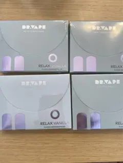 【 新品未開封 】ドクターベイプ２　カートリッジ4箱セット　リラックスバニラ