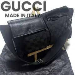 GUCCI GGキャンバス ボディバッグ ウエストポーチ - メルカリ