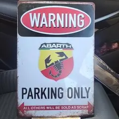 ABARTH 駐車専用サインのサムネイル