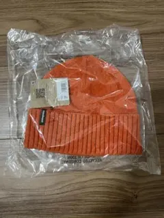 Patagoniaパタゴニア ブロデオビーニーニット帽　オレンジ　ラスト1点